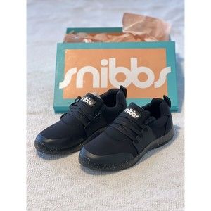 SNIBBS WOMENS SPACECLOUD WORK SNEAKER ECLIPSE BLACK SPECKLE SIZE 9 NIB NON SLIP